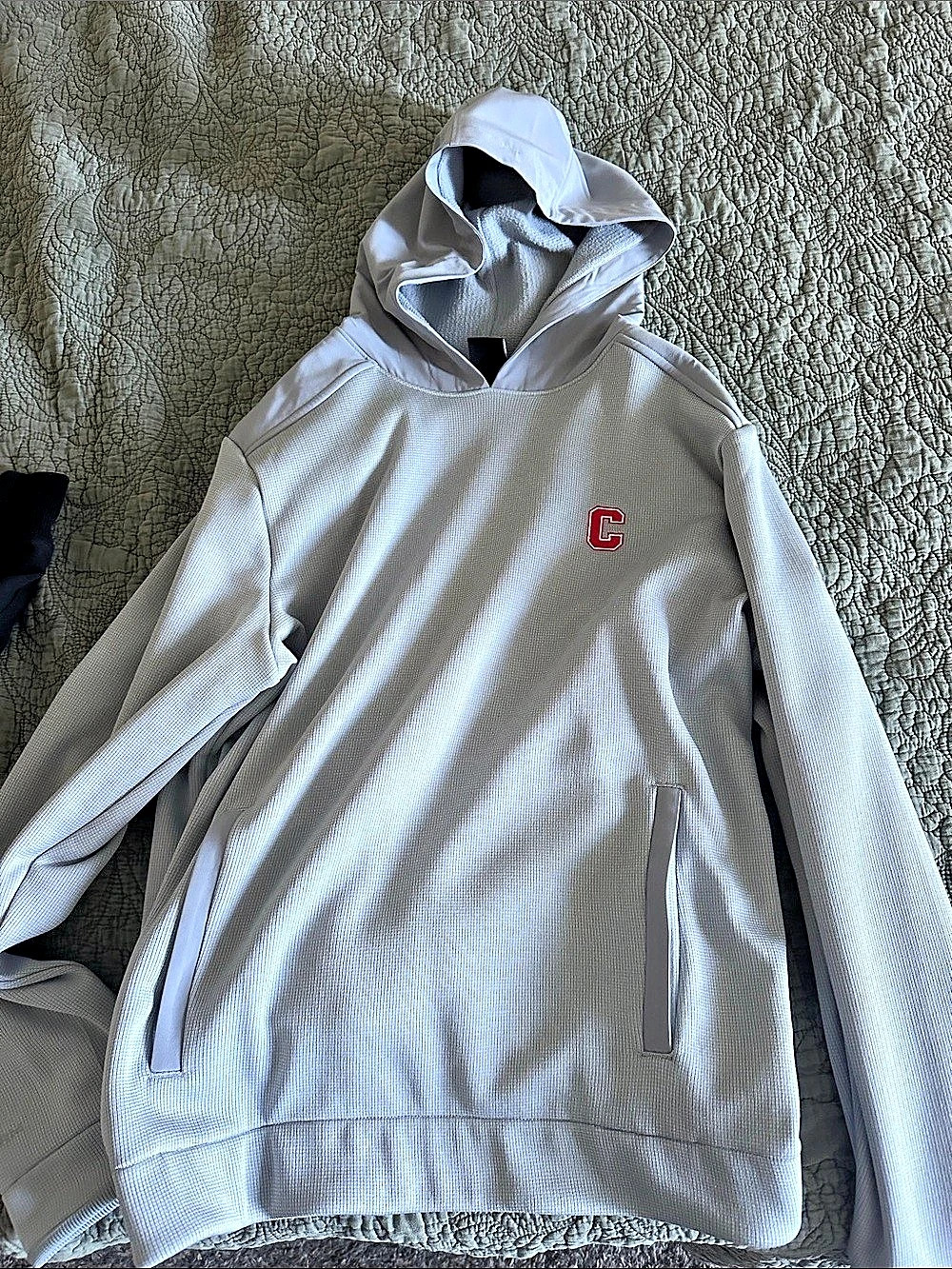 Under Armour Storm Men's Hooded Pullover Gray Medium Like New